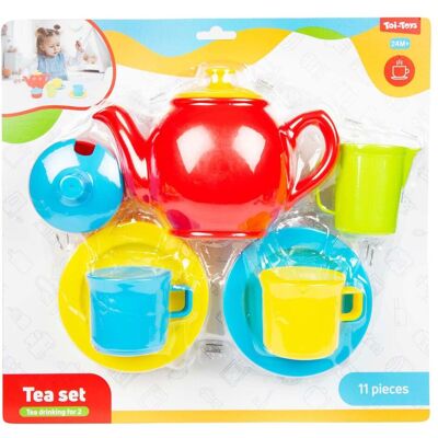 Toi-Toys Set de 11 Pièces pour Fête de Thé Alimentaire, Multicolore - Publicité Toi-Toys Set de 11 Pièces pour Fête de Thé Alimentaire, Multicolore - Publicité