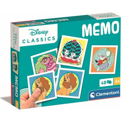 Clementoni Jeu de mémoire Disney Classic (Français, 2 - 4 Joueur) - Publicité Clementoni Jeu de mémoire Disney Classic (Français, 2 - 4 Joueur) - Publicité