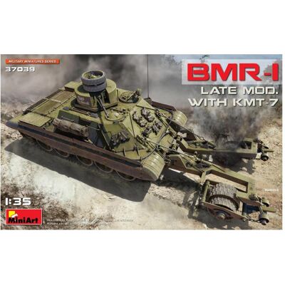 Mini Art BMR-1 soviétique TARD MOD. avec KMT-7 - Kit de Modèle Militaire - Publicité Mini Art BMR-1 soviétique TARD MOD. avec KMT-7 - Kit de Modèle Militaire - Publicité