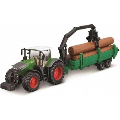 Bburago Fendt 1050 Vario mit Holztransporter - Publicité Bburago Fendt 1050 Vario mit Holztransporter - Publicité