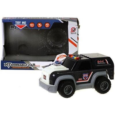 Adar Offroad-Polizeiauto mit Licht und Sound - Publicité Adar Offroad-Polizeiauto mit Licht und Sound - Publicité