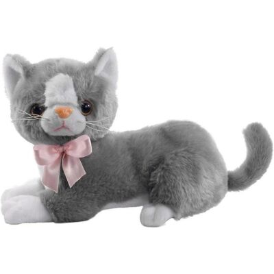 Beppe Talisman Chat gris Flico avec une boucle 34 cm (34 cm) - Publicité Beppe Talisman Chat gris Flico avec une boucle 34 cm (34 cm) - Publicité