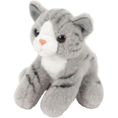 Beppe Mascot Cat sits gray 13 cm (13 cm) - Publicité Beppe Mascot Cat sits gray 13 cm (13 cm) - Publicité