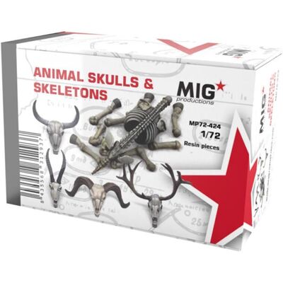 AK Interactive CRÂNES D'ANIMAUX & SQUELETTES 1:72 - Publicité AK Interactive CRÂNES D'ANIMAUX & SQUELETTES 1:72 - Publicité