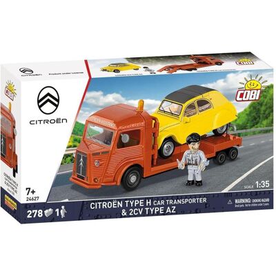 Cobi Citroën Transporter+2CV T.AZ 278kl 24627 - Publicité Cobi Citroën Transporter+2CV T.AZ 278kl 24627 - Publicité