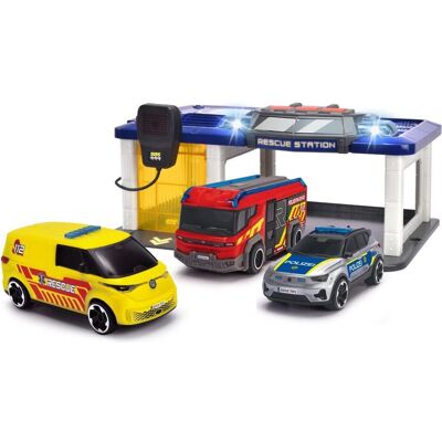 Station de Sauvetage Dickie Toys - Set de Jeu - Publicité Station de Sauvetage Dickie Toys - Set de Jeu - Publicité