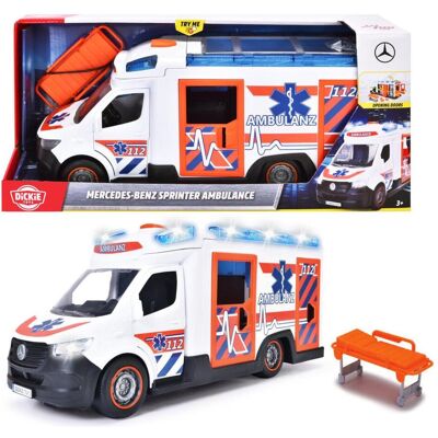 Dickie Mercedes-Benz Sprinter Ambulance - Publicité Dickie Mercedes-Benz Sprinter Ambulance - Publicité