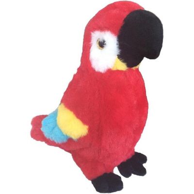 Beppe Macaw parrot mascot, red 28 cm (28 cm) - Publicité Beppe Macaw parrot mascot, red 28 cm (28 cm) - Publicité