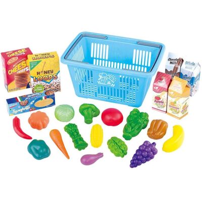 Panier de courses Playgo multicolore 23 pièces - Jeu de rôle pour enfants - Publicité Panier de courses Playgo multicolore 23 pièces - Jeu de rôle pour enfants - Publicité