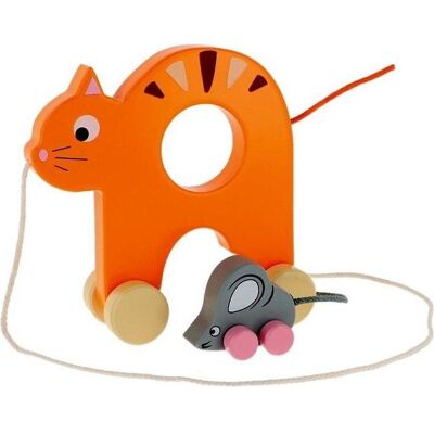 Trefl Modèle 61659 - Jouet Chat et Souris en Bois - Publicité Trefl Modèle 61659 - Jouet Chat et Souris en Bois - Publicité