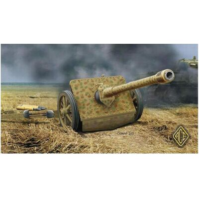 Kit de modèle militaire Ace - Échelle 1/72 - Panzerabwehrkanone 41 - Publicité Kit de modèle militaire Ace - Échelle 1/72 - Panzerabwehrkanone 41 - Publicité