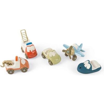 Dantoy Voitures - Funcars BIO - 5 Pack - Boîte Cadeau - Publicité Dantoy Voitures - Funcars BIO - 5 Pack - Boîte Cadeau - Publicité