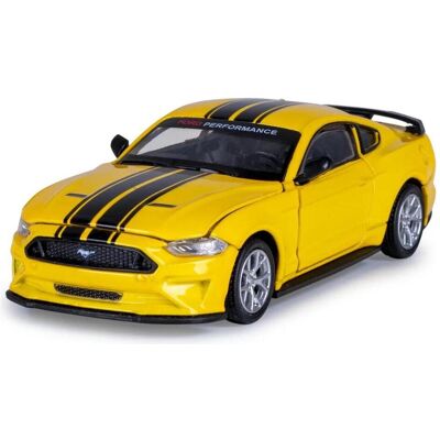 Jamara Ford Mustang GT Diecast 1:42 gelb 2in1 - Publicité Jamara Ford Mustang GT Diecast 1:42 gelb 2in1 - Publicité