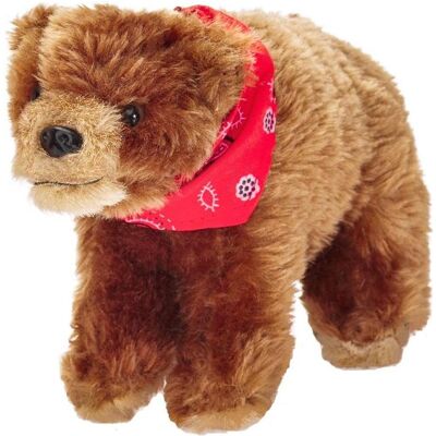 Beppe teddy bear with scarf 18cm 13540 - Publicité Beppe teddy bear with scarf 18cm 13540 - Publicité