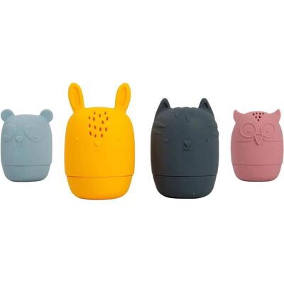 Bigjigs Animaux de Bain en Silicone - Jouets de Bain - Publicité Bigjigs Animaux de Bain en Silicone - Jouets de Bain - Publicité