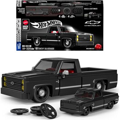 Mattel Brick Shop Hot Wheels '83 Chevy Silverado - Publicité Mattel Brick Shop Hot Wheels '83 Chevy Silverado - Publicité