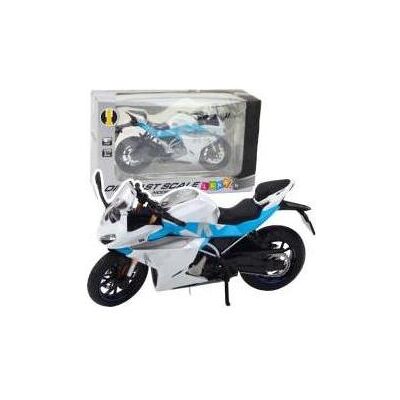 Lean Toys Metall-Sport-Motorrad-Lichter, Geräusche Weiss &Amp Blau 1:12 - Publicité Lean Toys Metall-Sport-Motorrad-Lichter, Geräusche Weiss &Amp Blau 1:12 - Publicité