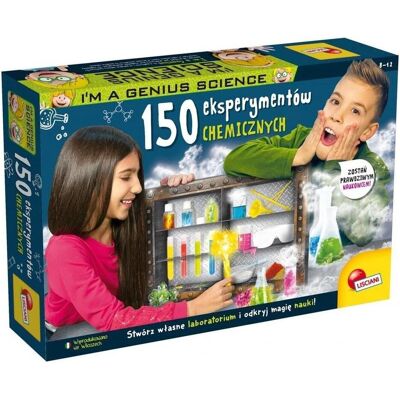 Lisciani Kit Scientifique - 150 Expériences Chimiques - Publicité Lisciani Kit Scientifique - 150 Expériences Chimiques - Publicité