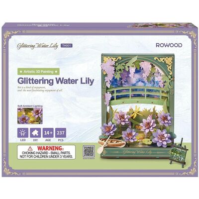Robotime 3D Puzzle Glitzernde Seerose, Motiv: Landschaft / Natur (237 pièces) - Publicité Robotime 3D Puzzle Glitzernde Seerose, Motiv: Landschaft / Natur (237 pièces) - Publicité