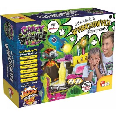 Lisciani Laboratoire de Science Folle Expériences Explosives - Publicité Lisciani Laboratoire de Science Folle Expériences Explosives - Publicité