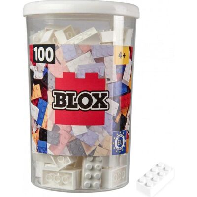 Simba Toys 104118915 - Blox Blocs de Construction Blancs 100 pcs - Jouet de Construction - Publicité Simba Toys 104118915 - Blox Blocs de Construction Blancs 100 pcs - Jouet de Construction - Publicité