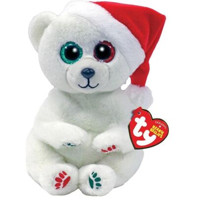 Ty Peluche - Beanie Bellies Collection Hiver - Emery l'Ours Polaire (TY41042) - Publicité Ty Peluche - Beanie Bellies Collection Hiver - Emery l'Ours Polaire (TY41042) - Publicité