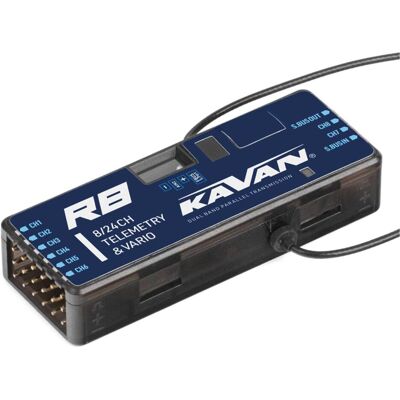 KAVAN - R8 VARIO - 8-Canaux - S.BUS - Récepteur - Publicité KAVAN - R8 VARIO - 8-Canaux - S.BUS - Récepteur - Publicité