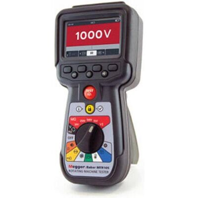 Megger MTR105 - Analyseur de moteurs - Portable, Test IR, Kelvin 4-Fils - Publicité Megger MTR105 - Analyseur de moteurs - Portable, Test IR, Kelvin 4-Fils - Publicité