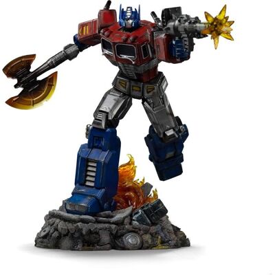 Iron Studios Figurine Transformers à l'échelle 1/20 « Demi Art Scale » d'Optimus Prime, 35 cm - Publicité Iron Studios Figurine Transformers à l'échelle 1/20 « Demi Art Scale » d'Optimus Prime, 35 cm - Publicité