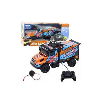 Lean Toys Lean Rc Ferngesteuerter Truck Orange Blau - Publicité Lean Toys Lean Rc Ferngesteuerter Truck Orange Blau - Publicité