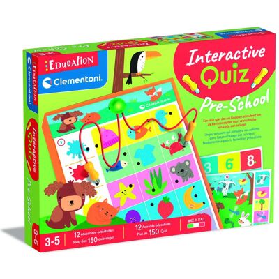 Clementoni Education - Jeu éducatif interactif sous forme de quiz pour l'école maternelle (Français, Néerlandais, 3 - 5 Années) - Publicité Clementoni Education - Jeu éducatif interactif sous forme de quiz pour l'école maternelle (Français, Néerlandais, 3 - 5 Années) - Publicité