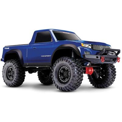 Traxxas Trx-4 Sport 4x4 Blau 1/10 Scale-Crawler Rtr Brushed, Clipless, Ohne Akku Und Ladegerät (RTR Prêt à fonctionner) - Publicité Traxxas Trx-4 Sport 4x4 Blau 1/10 Scale-Crawler Rtr Brushed, Clipless, Ohne Akku Und Ladegerät (RTR Prêt à fonctionner) - Publicité