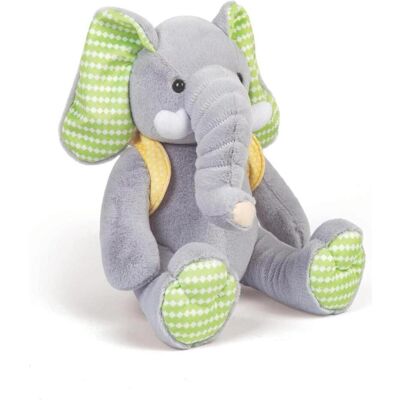 Bigjigs Éléphant Multicolore en Peluche - Peluche - Publicité Bigjigs Éléphant Multicolore en Peluche - Peluche - Publicité