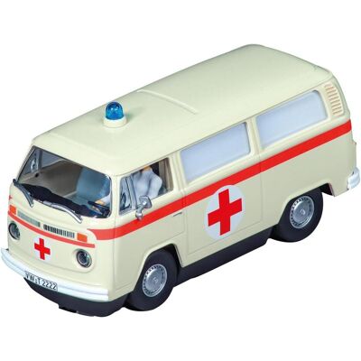 Carrera VW Bus T2b - Ambulance - Croix-Rouge - slotcar - Publicité Carrera VW Bus T2b - Ambulance - Croix-Rouge - slotcar - Publicité
