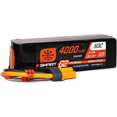 Spektrum - Smart G2 4000mAh 6S 50C IC5 - LiPo battery - Publicité Spektrum - Smart G2 4000mAh 6S 50C IC5 - LiPo battery - Publicité