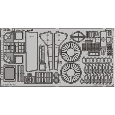 Kit d'accessoires Eduard pour S-3 extérieur Italeri - Échelle 1:48 - Publicité Kit d'accessoires Eduard pour S-3 extérieur Italeri - Échelle 1:48 - Publicité
