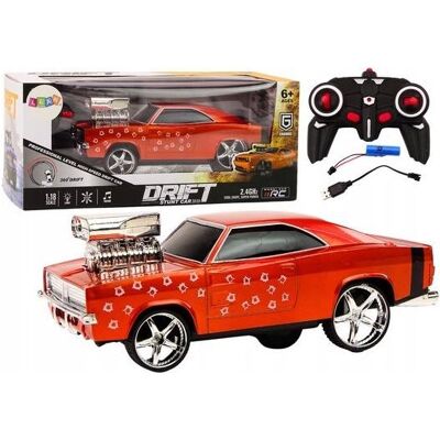 Lean Toys Auto R/C 1:18 Drift 360 Lichtton rot - Publicité Lean Toys Auto R/C 1:18 Drift 360 Lichtton rot - Publicité