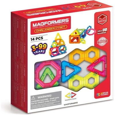 Magformers Challenger Ensemble de 14 Pièces - Jeu de Construction - Publicité Magformers Challenger Ensemble de 14 Pièces - Jeu de Construction - Publicité