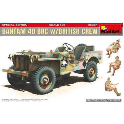 Mini art Bantam 40 BRC w/British Crew. Édition spéciale - Publicité Mini art Bantam 40 BRC w/British Crew. Édition spéciale - Publicité