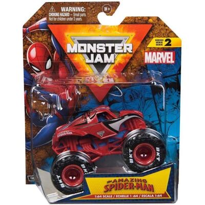 Camion Marvel Monster Jam - Spider Man 1:64 Jouet d'action - Publicité Camion Marvel Monster Jam - Spider Man 1:64 Jouet d'action - Publicité
