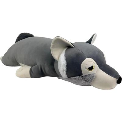 Nemu Nemu Loulou Wolf XXL 66cm - Doudou - Publicité Nemu Nemu Loulou Wolf XXL 66cm - Doudou - Publicité