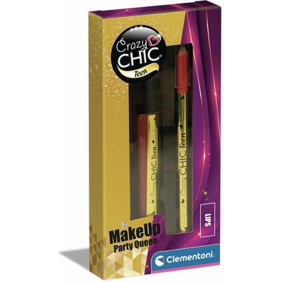 Clementoni Crazy Chic Teen - Lipgloss & Matita Party Queen - Publicité Clementoni Crazy Chic Teen - Lipgloss & Matita Party Queen - Publicité