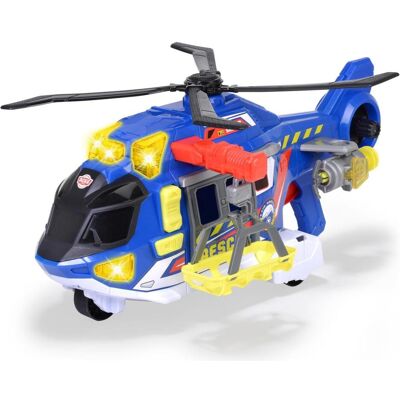 Hélicoptère de sauvetage Dickie Toys avec lumières & sons - 39cm - Véhicule de jouet - Publicité Hélicoptère de sauvetage Dickie Toys avec lumières & sons - 39cm - Véhicule de jouet - Publicité
