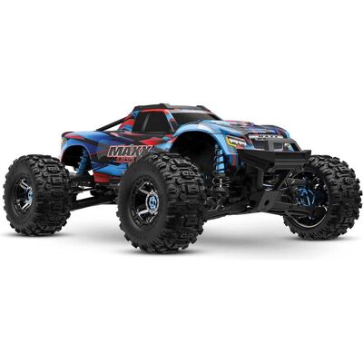 Traxxas MAXX Ultimate 4x4 blau 1/10 Monster-Truck RTR Brushless, ohne Akku und Ladegerät (RTR Prêt à fonctionner) - Publicité Traxxas MAXX Ultimate 4x4 blau 1/10 Monster-Truck RTR Brushless, ohne Akku und Ladegerät (RTR Prêt à fonctionner) - Publicité