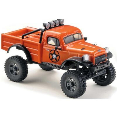 Absima EVO Crawler "Power Wagon V2" 1/18 orange 2-Gear RTR (RTR Prêt à fonctionner) - Publicité Absima EVO Crawler "Power Wagon V2" 1/18 orange 2-Gear RTR (RTR Prêt à fonctionner) - Publicité