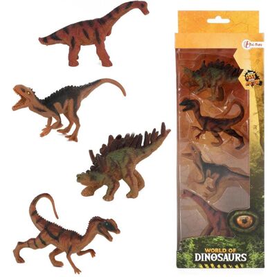 Jouets de Dinosaure Toi-toys - Ensemble de 4 Multicolores - Publicité Jouets de Dinosaure Toi-toys - Ensemble de 4 Multicolores - Publicité