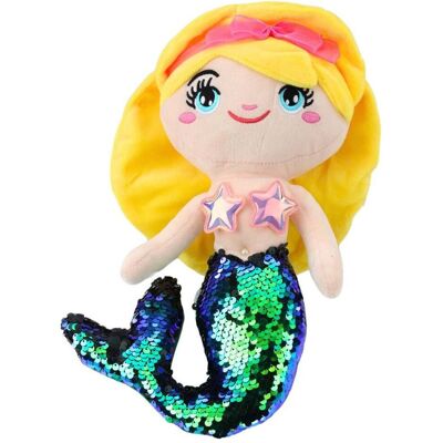 Lean Toys Plüsch Meerjungfrau Kuscheltier Schwanz Pailletten Grün 30cm (30 cm) - Publicité Lean Toys Plüsch Meerjungfrau Kuscheltier Schwanz Pailletten Grün 30cm (30 cm) - Publicité