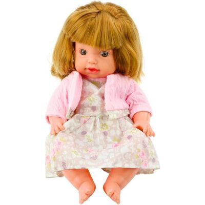 Lean Toys Lean Baby-Puppe Mit Trinkflasche Kleid Puderrosa Klänge 30Cm - Publicité Lean Toys Lean Baby-Puppe Mit Trinkflasche Kleid Puderrosa Klänge 30Cm - Publicité