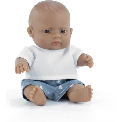 Poupée bébé garçon Miniland Fig 21cm - Poupée - Publicité Poupée bébé garçon Miniland Fig 21cm - Poupée - Publicité