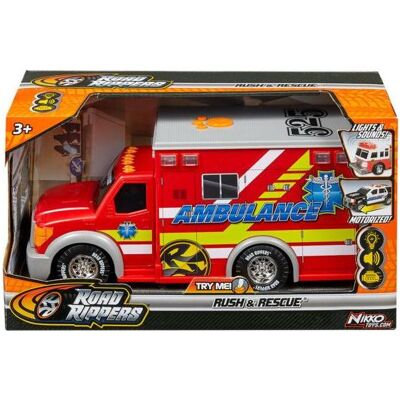 Nikko Véhicules d'urgence et de secours 30cm - Ambulance - Publicité Nikko Véhicules d'urgence et de secours 30cm - Ambulance - Publicité